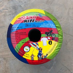 Mono Kite Manja Premium Quality, Black Colour