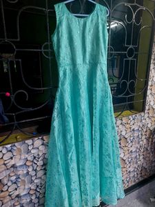 Light Blue Party Wear Gown