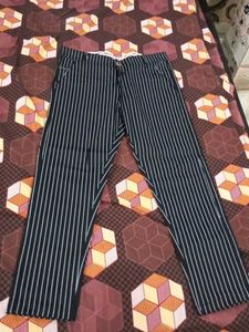 Striped Black Pants