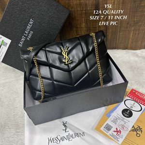 YSL LOULOU PUFFED SHOULDER BAG WITH BOX