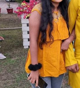 Stylish Mustard Top