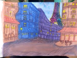 PARIS LANDSCAPE PAINTING