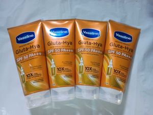 Pack Of 4 Vasline Sunscreen