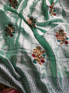 UNUSED Floral Print Saree