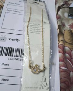 Cute Winged Crystal Necklace