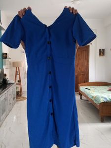 Brand  New Royal Blue Dress Wit Beautiful Back