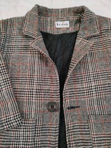 Plaid Blazer Jacket