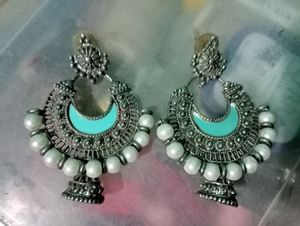 Oxydised Earring