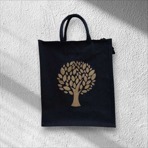 Beautiful Black Canvas Bag Combo For Gifting