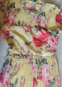 Floral Print Maxi  Dress
