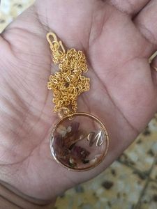 N Letter Pendant Chain