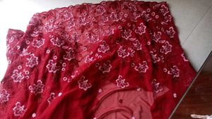 Embroidery Georgette Saree