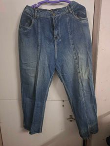 Split Hem Denim Jeans