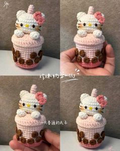 Hello Kitty Boba Crochet Plushie