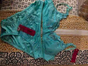 Aqua Lace Bra & Panty Set