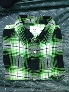 H&M Full Sleeve Flannel Shirt For Men