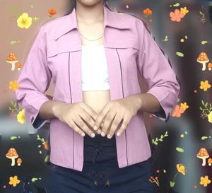 Vintage Inspired Pink Jacket
