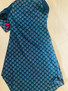 Rajasthani Print A Line Long Kurta