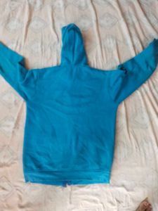 U.S. Polo Assn. Blue Zip-Up Hoodie Men /) Women