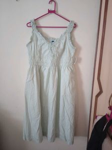 Striped Ruffle Dress