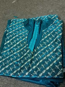 Teal Salwar Kameez Suit Set