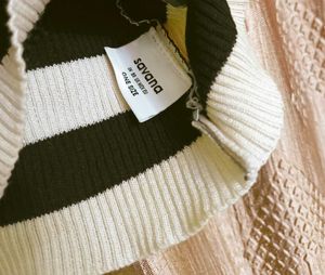 Striped Knit Crop Top