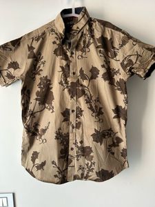 Floral Print Half Sleeve Shirt XL