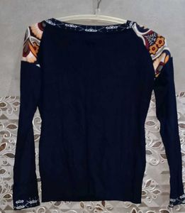 Stylish Navy Blue Sweater