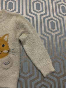 Cute Cat Furry Sweater