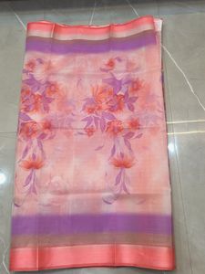 Floral Print Saree- New