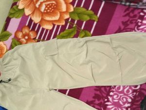 Beige Parachute Pants✨
