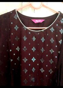 Party Wear Kurta With Coat Or Frock