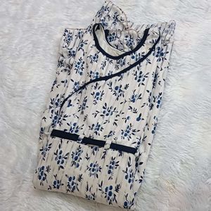 Floral Print Wrap Dress