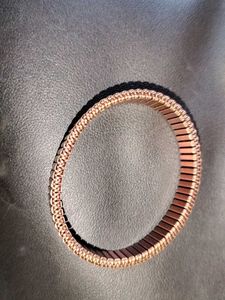 Unique Copper Tone Bangle Bracelet