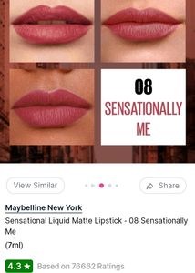 Maybelline Liquid Lipstick Sensationally Me