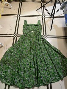 Rakhi Special Green Paisley Sundress