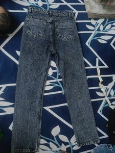Price Drop Charcol Grey Straight Ripped Jeans