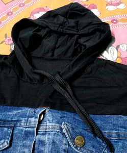Hooded Denim Dress