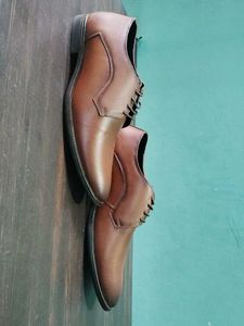 Brown Leather Formal Shoes