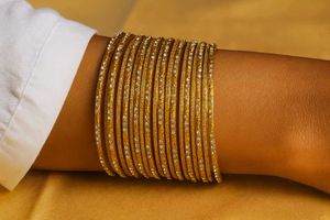 Golden Bangle Set of 2