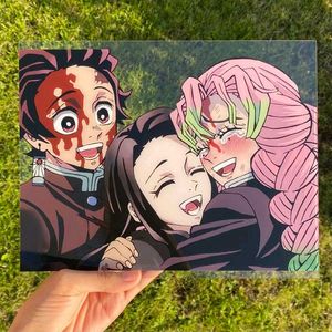 Demon Slayer Glass Painting