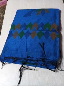 New Single Cotton Silk Saree Without Blouse