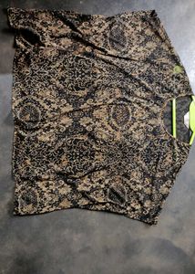 Vintage Floral Print Top