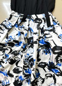 Marquee Floral Print Fit &amp; Flare Dress