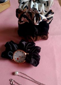 Choco Charm Luxe Set | Scrunchie Bundle 🖤