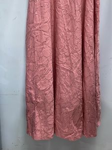 Coral Orange Festive/party Wear Gown