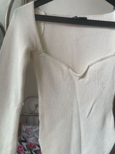 Off-Shoulder Knit Top