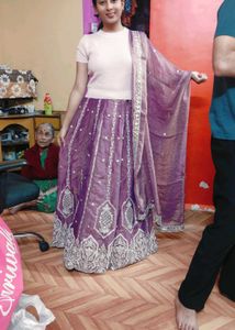 Purple Lehenga Choli....