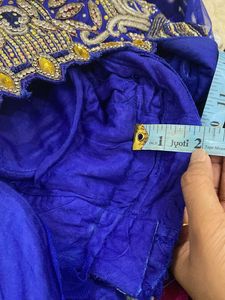 Beautiful Blue Anarkali Heavy Embroidery