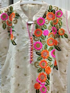 Designer Embroidered Kurti